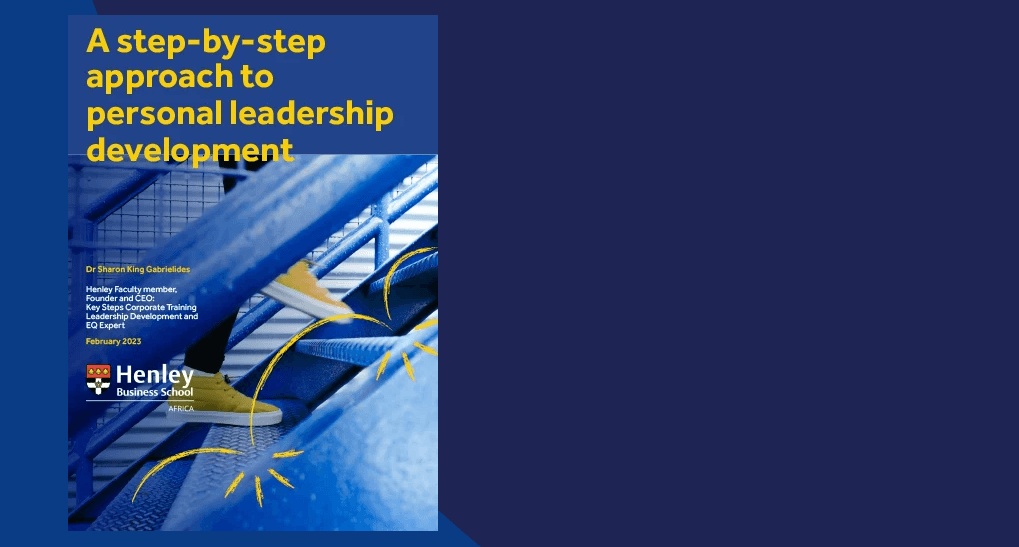 White Paper: A step-by-step approach to personal leadership development